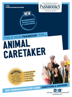cover image of Animal Caretaker